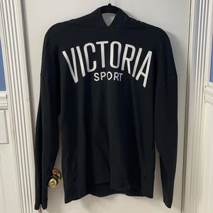 Black hoodie, Victoria’s Secret, size large